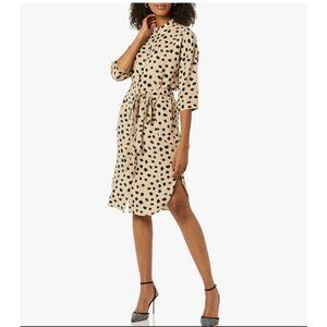 Terea Women's Adeline Waist Tie Shirt Dress size S NWT